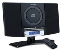 Denver Radio CD Speler - Wandmontage - FM Radio - Wekkerradio - 20 voorkeuzezenders - AUX - MC5220 - Zwart - thumbnail