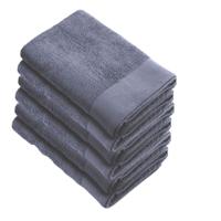 Walra Soft Cotton Handdoek 50 x 100 cm 550 gram Indigo - 6 stuks - thumbnail