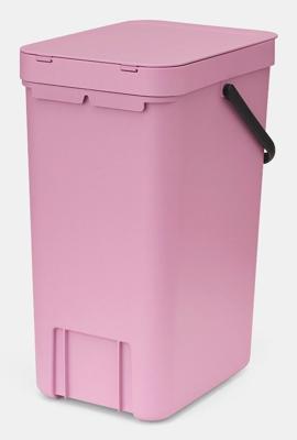 Brabantia Sort & Go afvalemmer 16 liter Lilac Pink