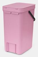 Brabantia Sort & Go afvalemmer 16 liter Lilac Pink - thumbnail