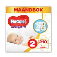 Huggies Newborn luiers maat 2 (3-6 kg) 210 luiers - thumbnail