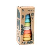 Mlitoys bioplastic stapeltoren 9-delig - thumbnail