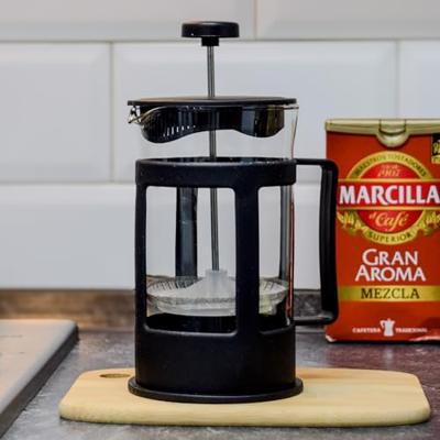 Theepot Kinvara SW8120 Zwart Transparant 600 ml Piston - 8430852868855