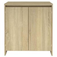 Dressoir 70x41x75 cm bewerkt hout sonoma eikenkleurig - thumbnail