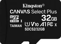 Kingston Micro SD Kaart 32GB Met Adapter - 501199 - thumbnail