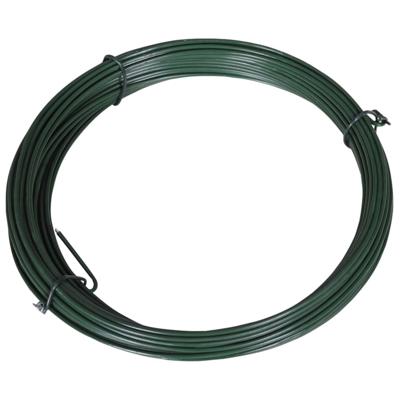 VidaXL Hekbinddraad 25 m 1,4/2 mm staal groen VidaXL Hekbinddraad 25 m 1,4/2 mm staal groen