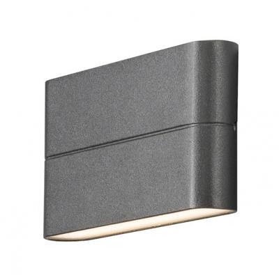 KonstSmide Vlakke up en downlighterChieri 17cm antraciet - 7973-370
