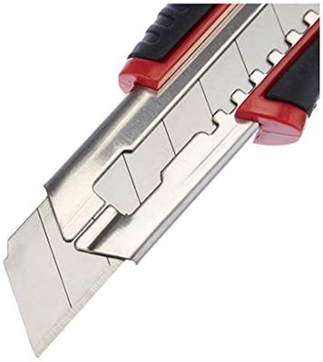 WEDO 78418 Wedo Profi-Cutter, AUTO-LOAD , 18 mm - nr. 78418 zwart/rood 1 stuk(s) - thumbnail