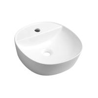 Waskom Opbouw Sapho Lugano Rond 41x11.5 cm Keramiek Wit Sapho - thumbnail