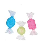 3-3.5 Inch Blue Green Pink Candy Ornaments 3A kerstbal Kurt S. Adler - Kurt s adler - thumbnail