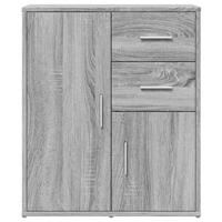 Dressoir 60x31x70 cm bewerkt hout grijs sonoma - thumbnail