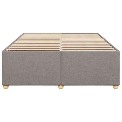 Bedframe zonder matras stof taupe 140x200 cm Bedframe zonder matras stof taupe 140x200 cm
