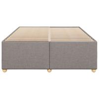 Bedframe zonder matras stof taupe 140x200 cm - thumbnail