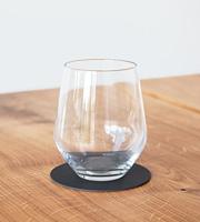 LIND DNA - Glass Mat Circle - Onderzetter 10cm Nupo Black - thumbnail