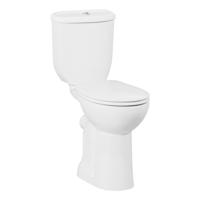 Duoblok Toiletpot Staand Verhoogd +5.5 cm Wit Compleet (AO) - thumbnail