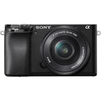 Sony Alpha 6100 Set spiegelloze digitale camera met verwisselbare lens SELP 16-50 mm, APS-C sensor, video 4K, Real Time Eye AF, Real Time Tracking, ILCE6100AB + SELP16502B, zwart - thumbnail