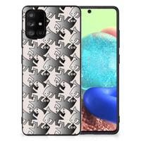 Samsung Galaxy A71 Dierenprint Telefoonhoesje Salamander Grey - thumbnail