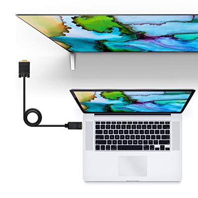 Adapter DisplayPort naar VGA NANOCABLE 10.15.4401 1 m Zwart