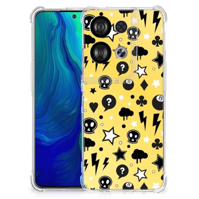 Extreme Case OPPO Reno8 Punk Geel Extreme Case OPPO Reno8 Punk Geel