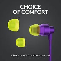 Logitech-G G333 In-ear Bedraad Paars 3.5mm - thumbnail