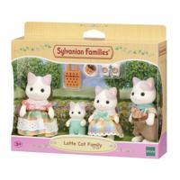 Accessoires voor poppenhuis Sylvanian Families 5738 Latte Cat Family - thumbnail