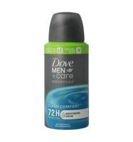 Dove Deodorant spray men+ care clean comfort 75 Milliliter - thumbnail