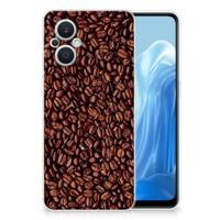 OPPO Reno8 Lite Siliconen Case Koffiebonen - thumbnail