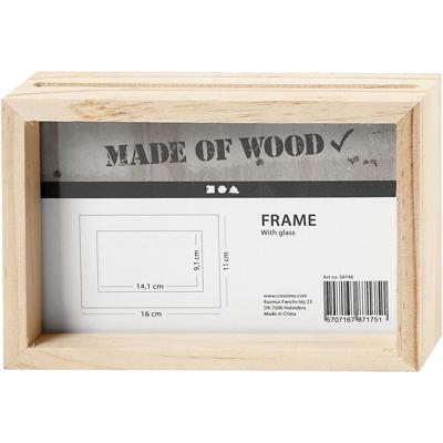 Creativ Company Dubbelzijdige lijst , d: 4 cm, afm 16x11 cm, 1 stuk