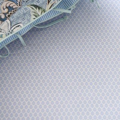 Pip Studio Pip Studio Thousand Leaves Hoeslakens- Blue 100x200 cm Hoekhoogte: 25 cm