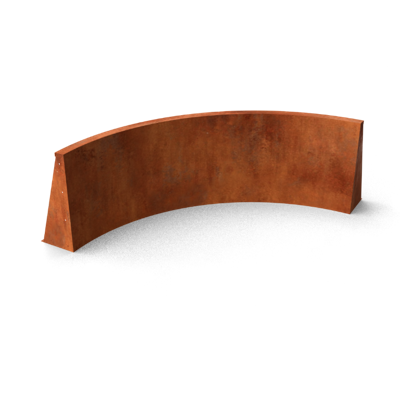 Fronta Keerwanden Cortenstaal Bocht 1000 x 200 x 350 mm Geroba - Geroba Fronta Keerwanden Cortenstaal Bocht 1000 x 200 x 350 mm Geroba - Geroba