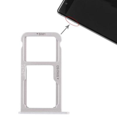 SIM-kaart lade + SIM-kaart lade/micro SD-kaart voor Huawei P9 plus (wit)