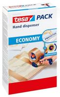 tesa Tapedispenser 06300-1-0 Blauw, Rood Rolbreedte (max.): 50 mm Rollengte (max.) 66 m Met reminrichting, Met mesbescherming, Met de hand instelbaar - thumbnail