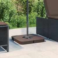 VidaXL 4-delige set parasolvoeten voor kruisvoet parasol 100 kg pp - thumbnail
