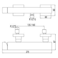 Tres Slim Douchemengkraan Handdouche antikalk 20216701 - thumbnail