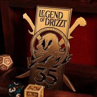 Dungeons & Dragons Metal Card 35th Anniversary Legend of Drizzt Limited Edition - thumbnail
