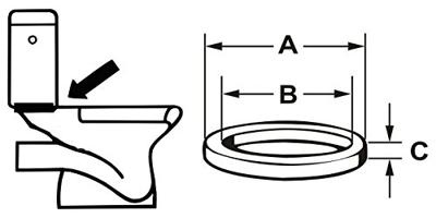 Cornat Dichting Voor Opzetspoelkast - T360712