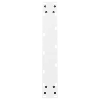 Salontafelpoten 2 st 60x(72-73) cm staal wit