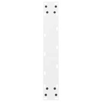 Salontafelpoten 2 st 60x(72-73) cm staal wit - thumbnail