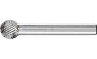 PFERD TOOLS 21112776 Freesstift Bol Lengte 49 mm Afmeting, Ø 10 mm Werklengte 9 mm Schachtdiameter 6 mm - thumbnail