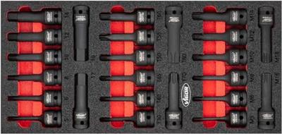 Vigor V5603 Slagadapterset 1/2 (12.5 mm) 24-delig