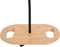 Small Foot - houten disc schommel met handgrepen black line - thumbnail