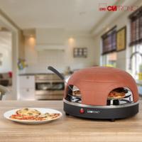 Clatronic PO 3681 pizzamaker en -oven 4 pizza('s) Zwart, Bruin 900 W - thumbnail
