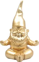 Kabouter yoga 11x14x20cm goud - thumbnail