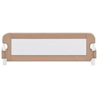 VidaXL Bedhekje peuter 120x42 cm polyester taupe - thumbnail