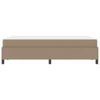 Bedframe met matras Cappuccino 120 x 190 cm Kunstleer - thumbnail