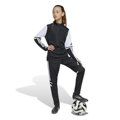 adidas Squadra 25 Trainingstrui 1/4-Zip Kids Zwart Wit
