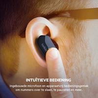 Belkin AUC001btBK SoundForm True Wireless Earbuds (Bluetooth-oordopjes voor iPhone, Samsung, Google, bedieningsknoppen, draagbaar oplaadhoesje, 24 uur luistertijd, ruisisolatie, zweetbestendig, zwart),Eén maat - thumbnail