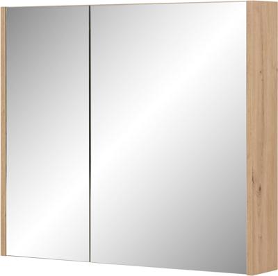 Saqu spiegelkast 80x14x70cm naturel eiken Saqu spiegelkast 80x14x70cm naturel eiken
