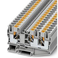 Phoenix Contact 3208746 Doorgangsklem 10.2 mm Snelaansluiting Grijs 50 stuk(s) - thumbnail