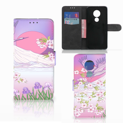 Motorola Moto G7 Power | Telefoonhoesje | Met pasjeshouder | Bird Flying Motorola Moto G7 Power | Telefoonhoesje | Met pasjeshouder | Bird Flying